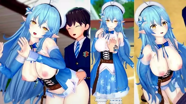                                  VTuber                3DCG                     (               Youtuber)[Hentai Game Koikatsu! Yukihana Lamy(Anime 3DCG Vid