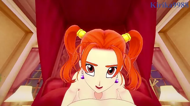 Hot bedroom action with Jessica Albert from Dragon Quest VIII - Sensual manga porn experience