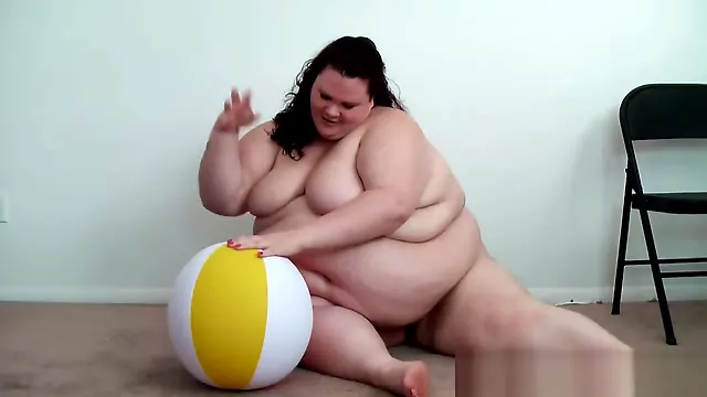 Fatty Tested... NOT Approved! - SSBBW Tests Out Inflatable With BBW Body