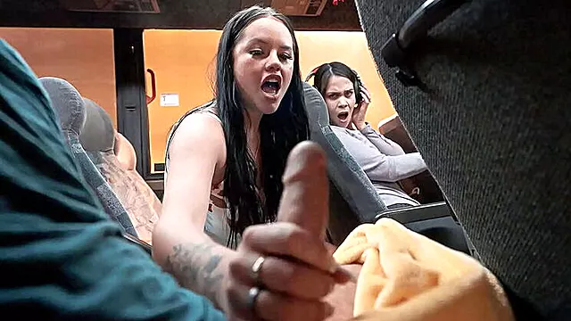 Sneaky Bus Sex with Big Tits Teen