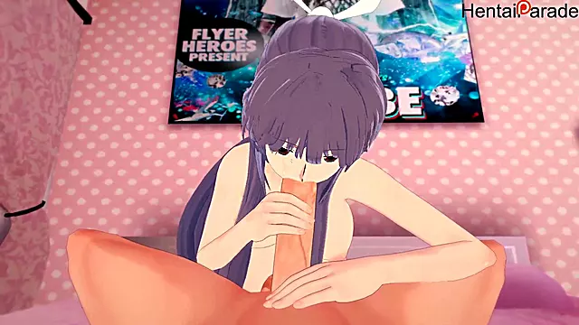 Uncensored hentai featuring Miya Asama from Sekirei getting hardcore anal fucked