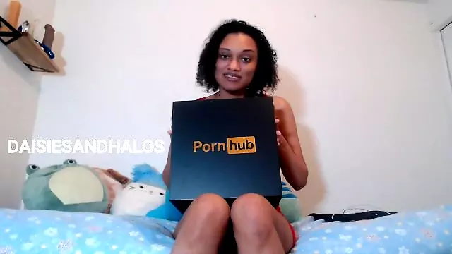 Thanks PornHub! Daisiesandhalos' 25K Subscriber Box Merch Try-on!