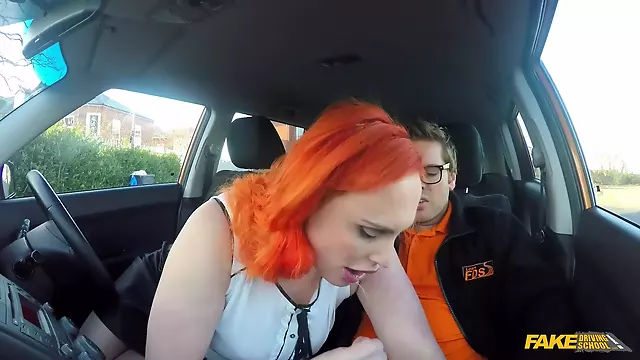 Chloe Davis uses her pussy to get driving license
