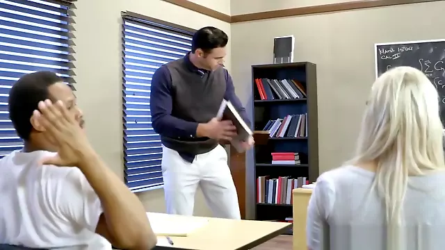 Kylie Page fucked by angry teacher