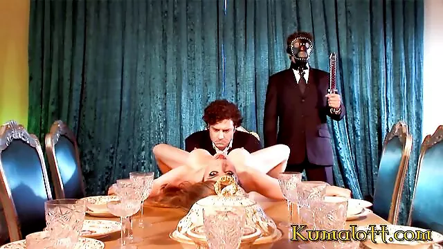 Kumalott featuring Gabriella Rossi and Gabriella's big butt scene