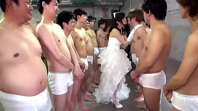 japanese bride gangbang with 100 men (part 1)