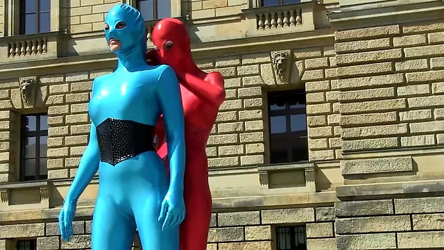 Zentai Models In The City - Watch4Fetish